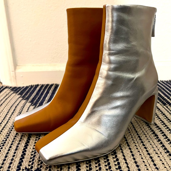 Jonathan Simkhai Kelsey Square Toe Heeled Boot - Picture 8 of 16